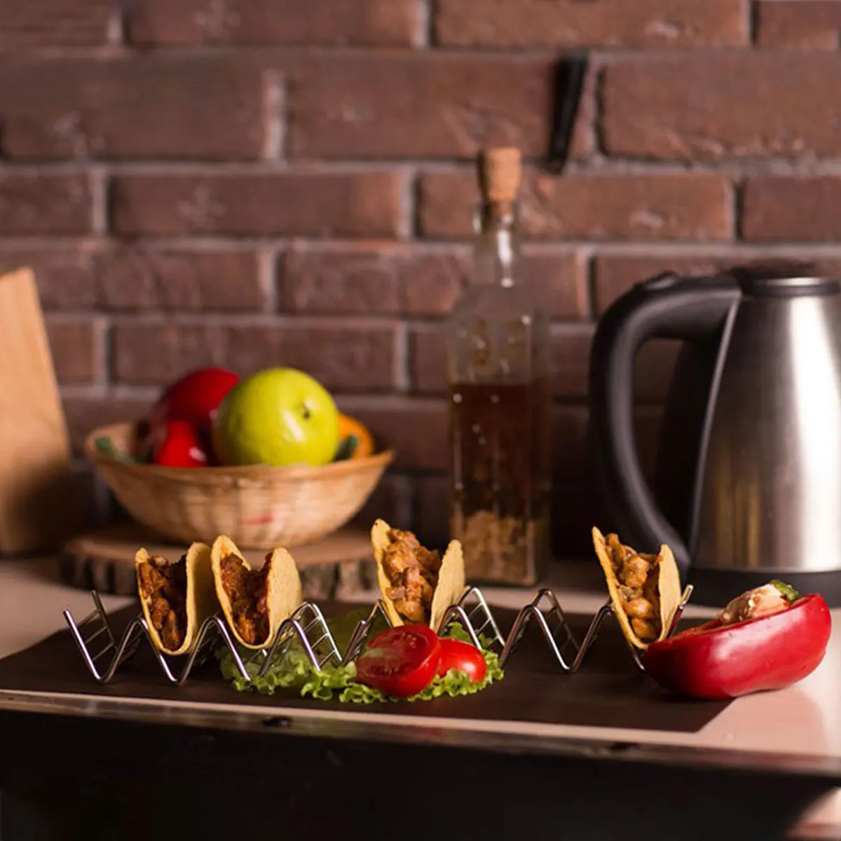 Stainless Steel Tortilla Stand Holders Tortillas Corn Taco Rack Mexican Pancake Car
Stainless Steel Tortilla Stand Holders Tortillas Corn Taco Rack Mexican Pancake Car