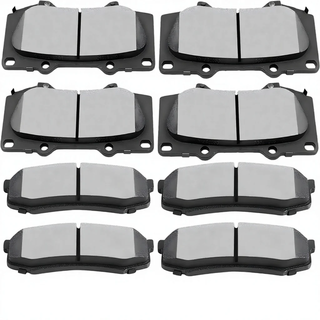 New OBVADE Black Ceramic Brake Pads Set for GX470/GX460/FJ Cruiser/Sequoia-Low Noise Low Dust Premium SUV 30000km
New OBVADE Black Ceramic Brake Pads Set for GX470/GX460/FJ Cruiser/Sequoia-Low Noise Low Dust Premium SUV 30000km