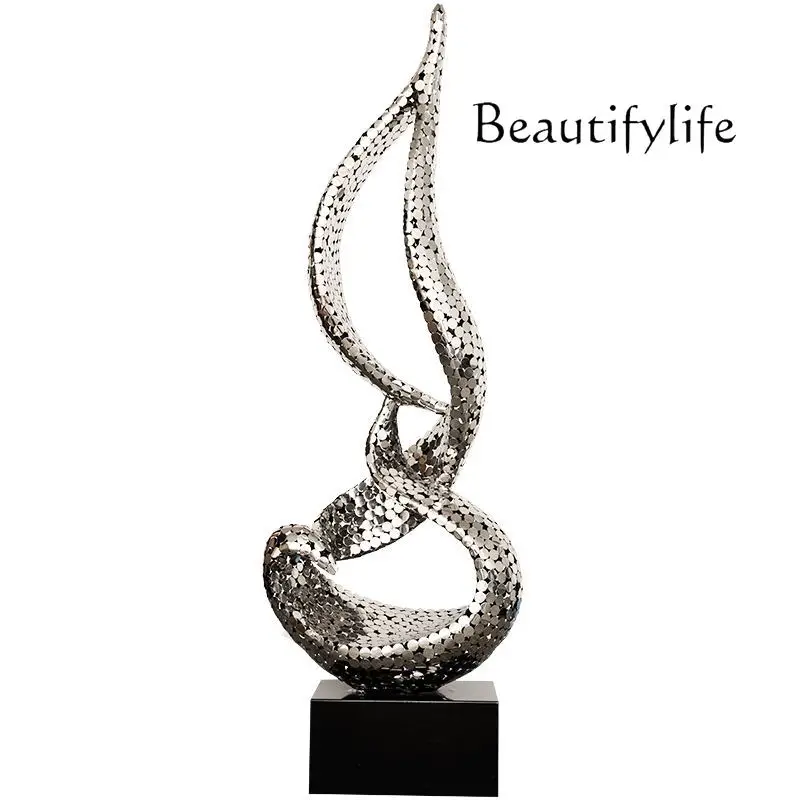 Hotel art decoration floor-to-ceiling accessories stairwell stainless steel metal large sculpture ornament
Hotel art decoration floor-to-ceiling accessories stairwell stainless steel metal large sculpture ornament