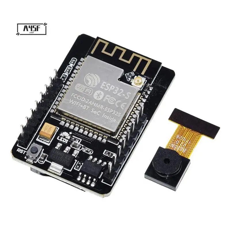 A45F-ESP32-CAM Development Board ESP-32S Wifi Multi-Function Module With OV2640 Module WIFI+Bluetooth Module
A45F-ESP32-CAM Development Board ESP-32S Wifi Multi-Function Module With OV2640 Module WIFI+Bluetooth Module