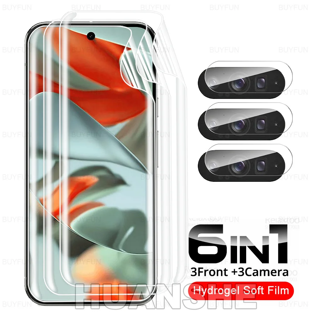 6in1 Hydrogel Camera Glass Screen Protector for Google Pixel 10 Pro XL 10 Pro 10 9 Pro XL 9 9a 5G
6in1 Hydrogel Camera Glass Screen Protector for Google Pixel 10 Pro XL 10 Pro 10 9 Pro XL 9 9a 5G