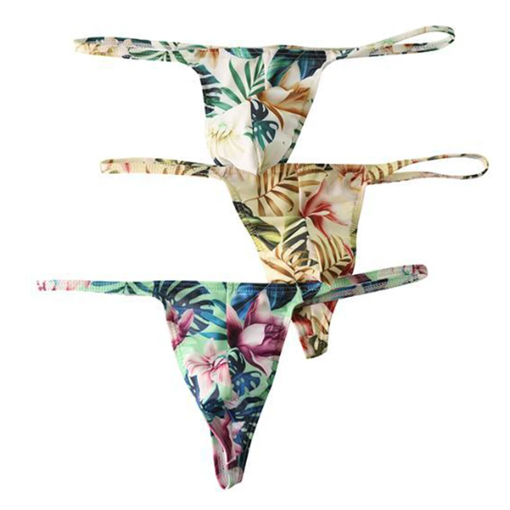 Lingerie For Mens T-Back Thongs Comfortable Breathable Trendy Low Waist Underwear Printed G-string Bikini Briefs
Lingerie For Mens T-Back Thongs Comfortable Breathable Trendy Low Waist Underwear Printed G-string Bikini Briefs
