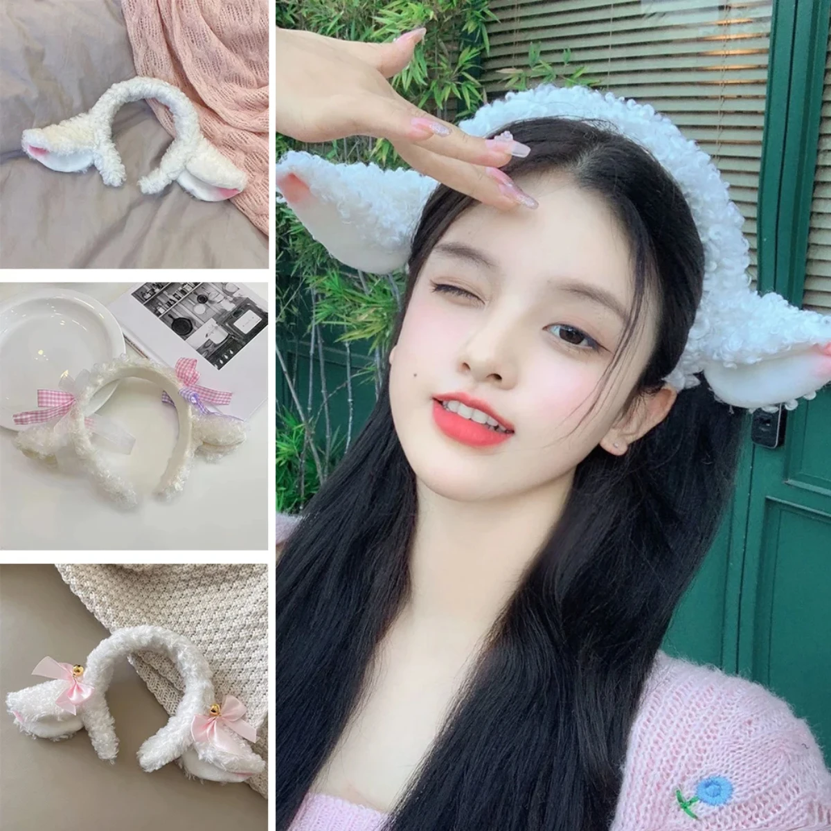 Furry Lamb Ear Headwear Bows With Bells Sweet Lamb Ears Headband With Bowknot Headpiece Party Supplies
Furry Lamb Ear Headwear Bows With Bells Sweet Lamb Ears Headband With Bowknot Headpiece Party Supplies