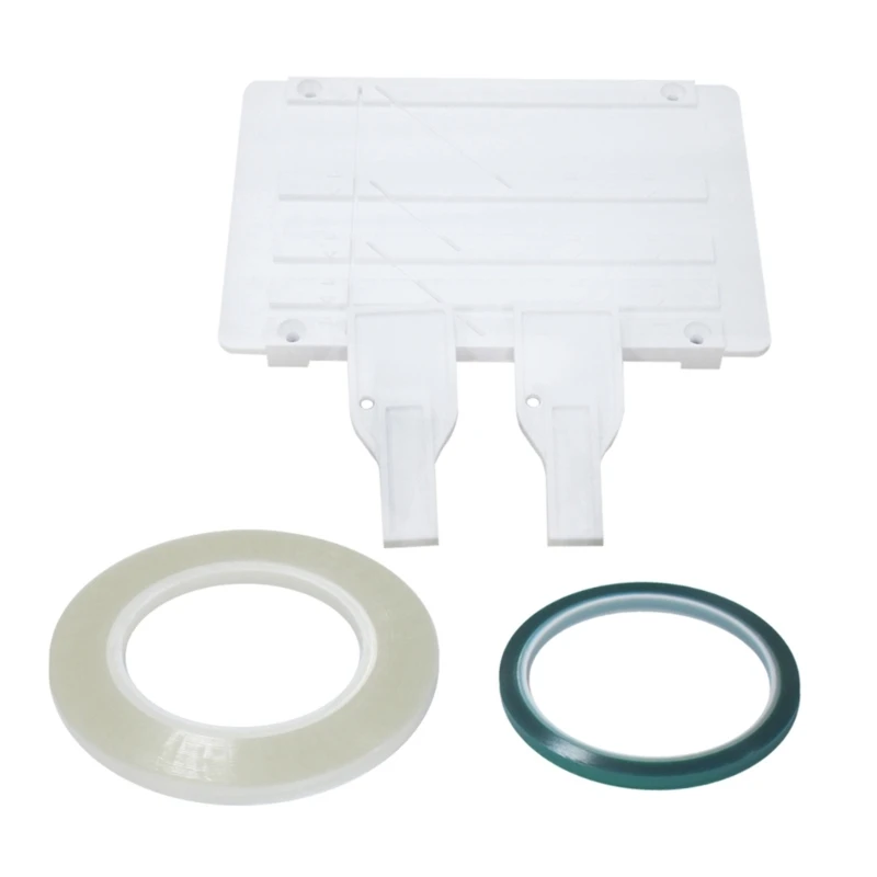 Tape Splicing Set Reel to Reel Tape Recorder Splicing Block Holds for 1/2 1/4In
Tape Splicing Set Reel to Reel Tape Recorder Splicing Block Holds for 1/2 1/4In