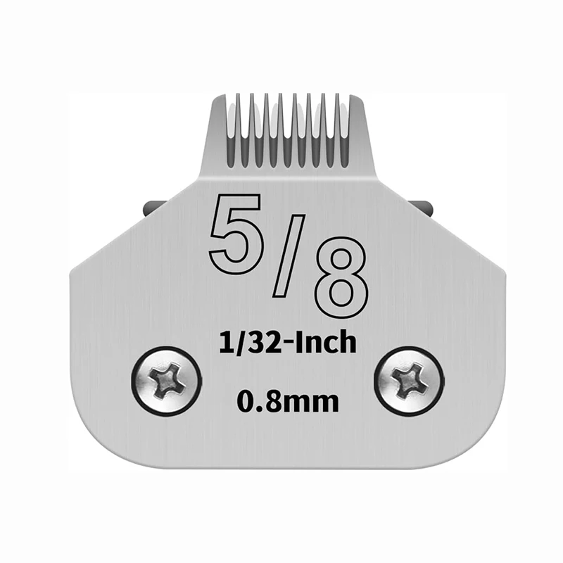 5/8 Wide Toe Pet Dog Grooming Detachable Blades Compatible with Andis,Oster A5,Wahl KM10 Clippers,Cut Length 1/32-inch
5/8 Wide Toe Pet Dog Grooming Detachable Blades Compatible with Andis,Oster A5,Wahl KM10 Clippers,Cut Length 1/32-inch