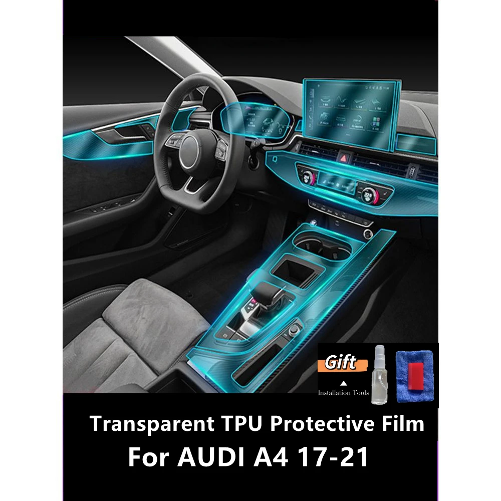For AUDI A4 17-21 Car Interior Center Console Transparent TPU Protective Film Anti-scratch Repair Film Accessories Refit
For AUDI A4 17-21 Car Interior Center Console Transparent TPU Protective Film Anti-scratch Repair Film Accessories Refit