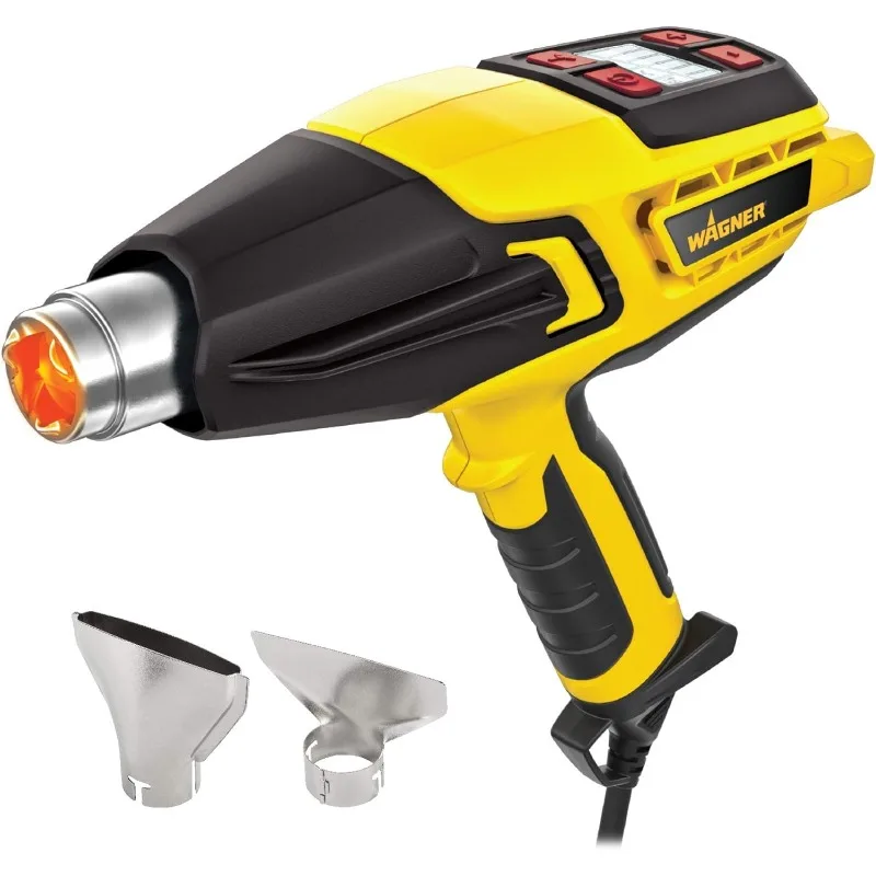 Wagner Spraytech Variable Temp Heat Gun, 2 Nozzles & 12 Temperature Settings Ranging 150áµ’F-1200áµ’F, Electric Heat Gun
Wagner Spraytech Variable Temp Heat Gun, 2 Nozzles & 12 Temperature Settings Ranging 150áµ’F-1200áµ’F, Electric Heat Gun