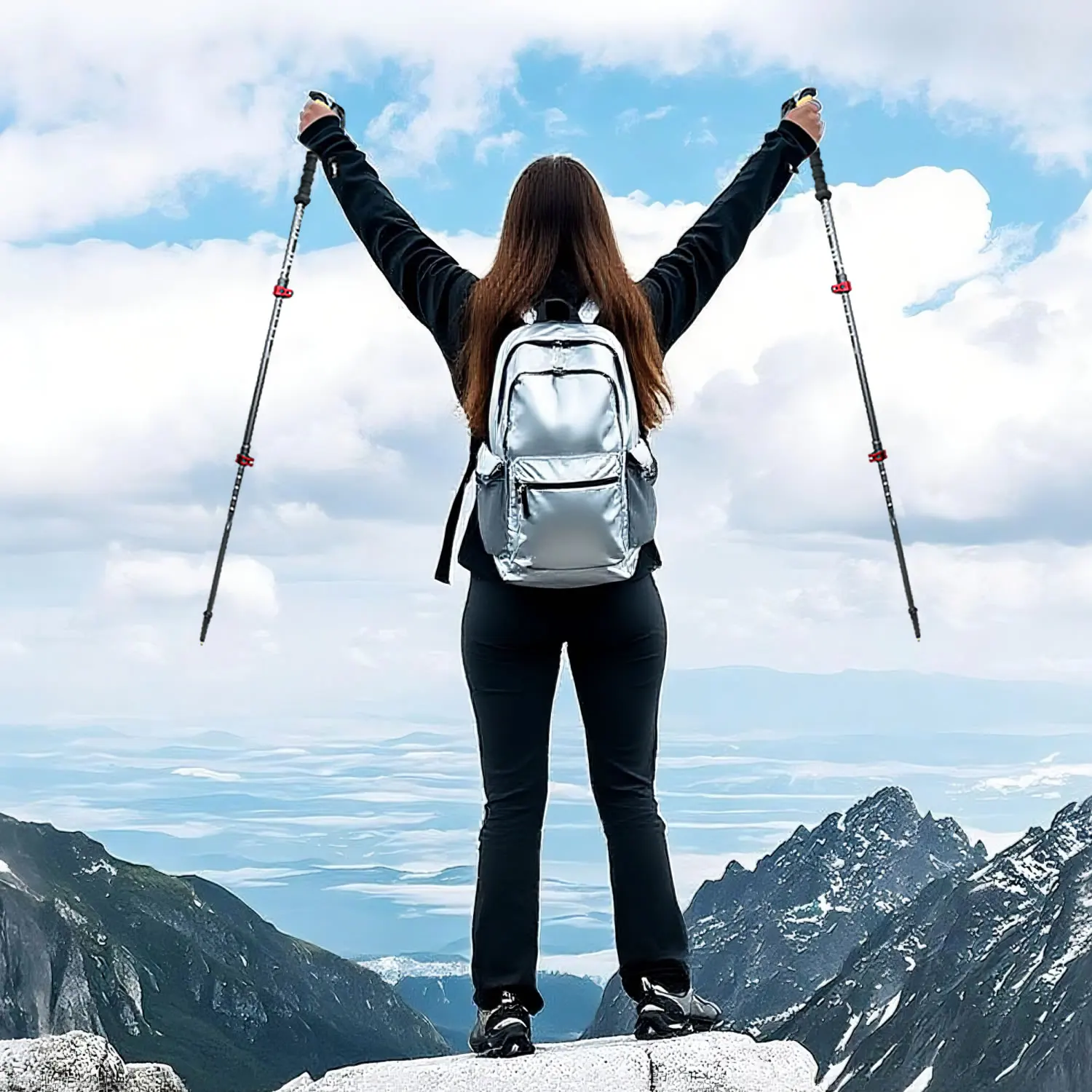Carbon Fiber Trekking Poles Folding Hiking Sticks Collapsible Nordic Walking Sticks Outdoor Walking Poles for Hiking Camping And
Carbon Fiber Trekking Poles Folding Hiking Sticks Collapsible Nordic Walking Sticks Outdoor Walking Poles for Hiking Camping And