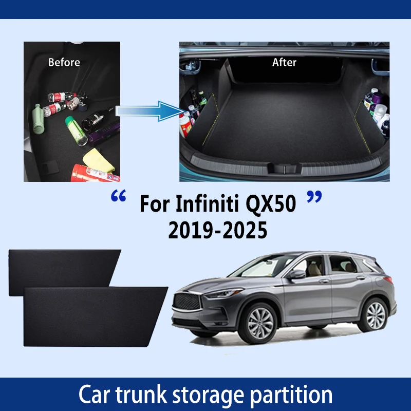 Автомобильные аксессуары для Infiniti QX50 2019 ~ 2025 2024 23, утолщенная перегородка для хранения багажника, многофункциональное хранилище, автозапчасти для интерьера
Автомобильные аксессуары для Infiniti QX50 2019 ~ 2025 2024 23, утолщенная перегородка для хранения багажника, многофункциональное хранилище, автозапчасти для интерьера