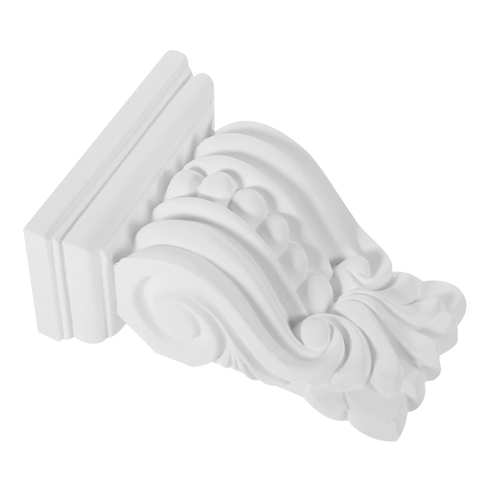 Roman Capital Decoration White PU Corbels Wall Bracket Home Corners European Style Carving Vintage Decorative Storage
Roman Capital Decoration White PU Corbels Wall Bracket Home Corners European Style Carving Vintage Decorative Storage