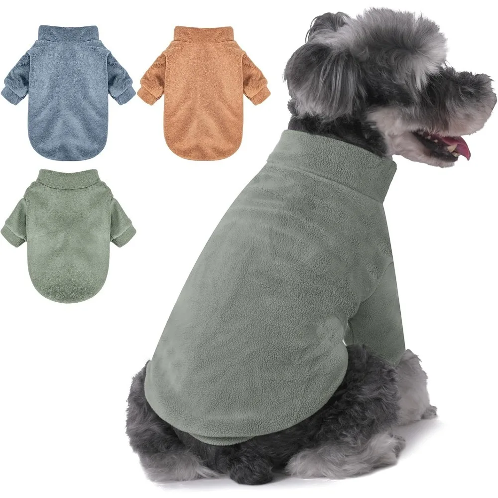 Dog Sweater, 3 Pack Dog Sweaters for Small Dogs Girl Boy, Ultra Soft Warm Puppy Clothes Dog Coat for Winter (Lt Blue+Olive+Brown
Dog Sweater, 3 Pack Dog Sweaters for Small Dogs Girl Boy, Ultra Soft Warm Puppy Clothes Dog Coat for Winter (Lt Blue+Olive+Brown
