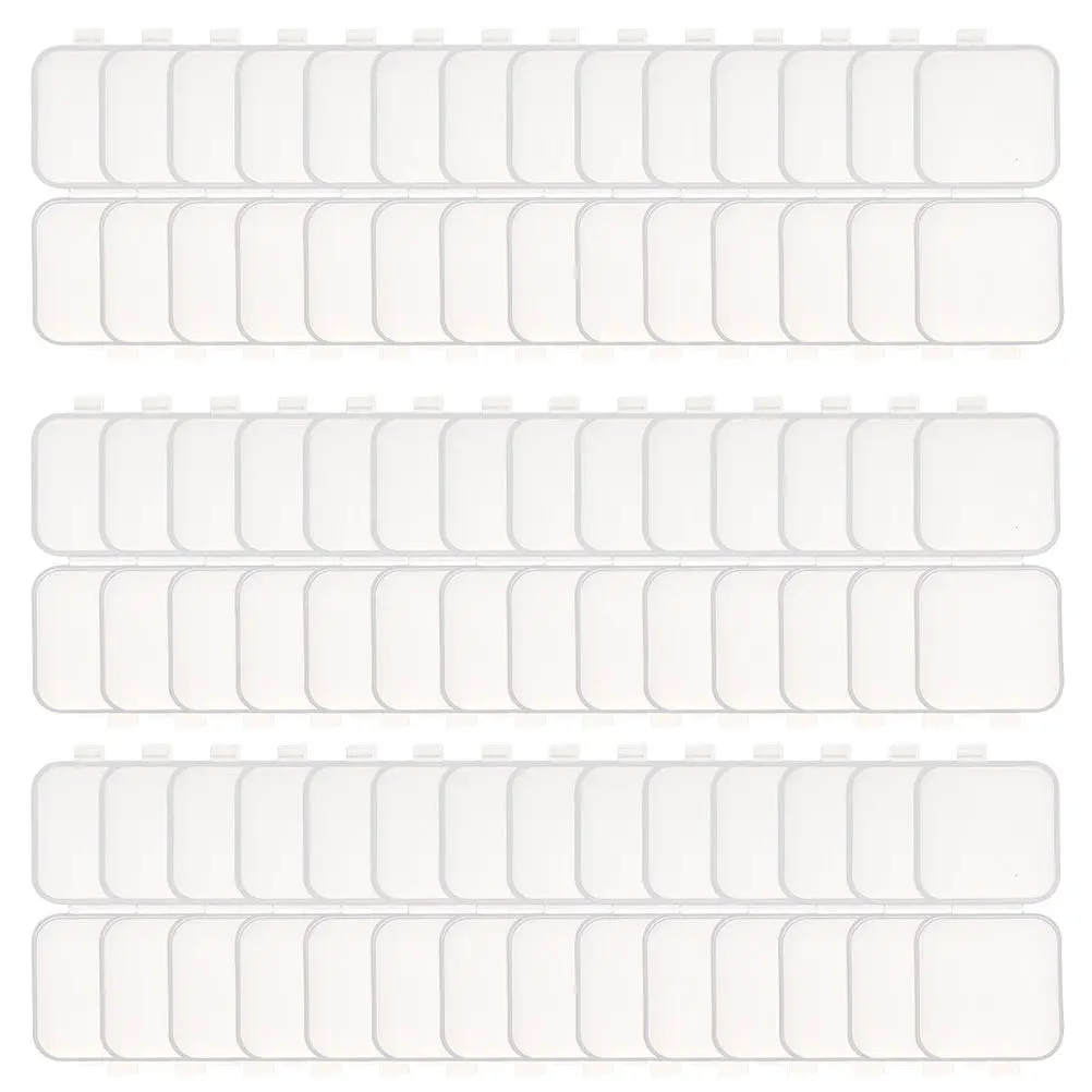 100Pcs Jewelry Storage Boxes Small Organizer Plastic Mini Storage Containers Clear Lid Multi-Function Organizer for Earrings
100Pcs Jewelry Storage Boxes Small Organizer Plastic Mini Storage Containers Clear Lid Multi-Function Organizer for Earrings