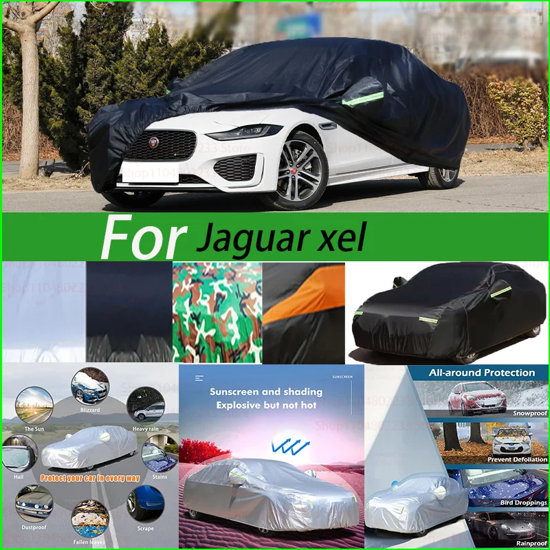 Black and Silver Universal Car Cover Waterproof Dustproof Outdoor Protection Full Rain Snow UV Protective For Jaguar Xel
Black and Silver Universal Car Cover Waterproof Dustproof Outdoor Protection Full Rain Snow UV Protective For Jaguar Xel