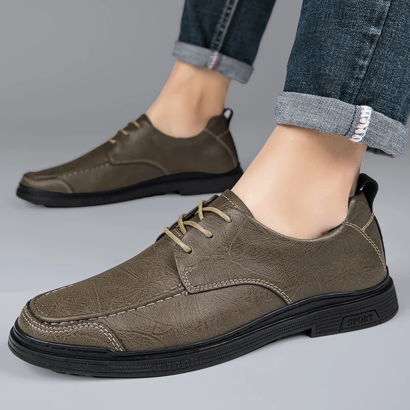 Summer Perforated Men's Adult Leather Shoes White Genuine Leather Lace-up Oxford Shoes Brand Casual Low Heel Men's Wedding Shoes
Summer Perforated Men's Adult Leather Shoes White Genuine Leather Lace-up Oxford Shoes Brand Casual Low Heel Men's Wedding Shoes