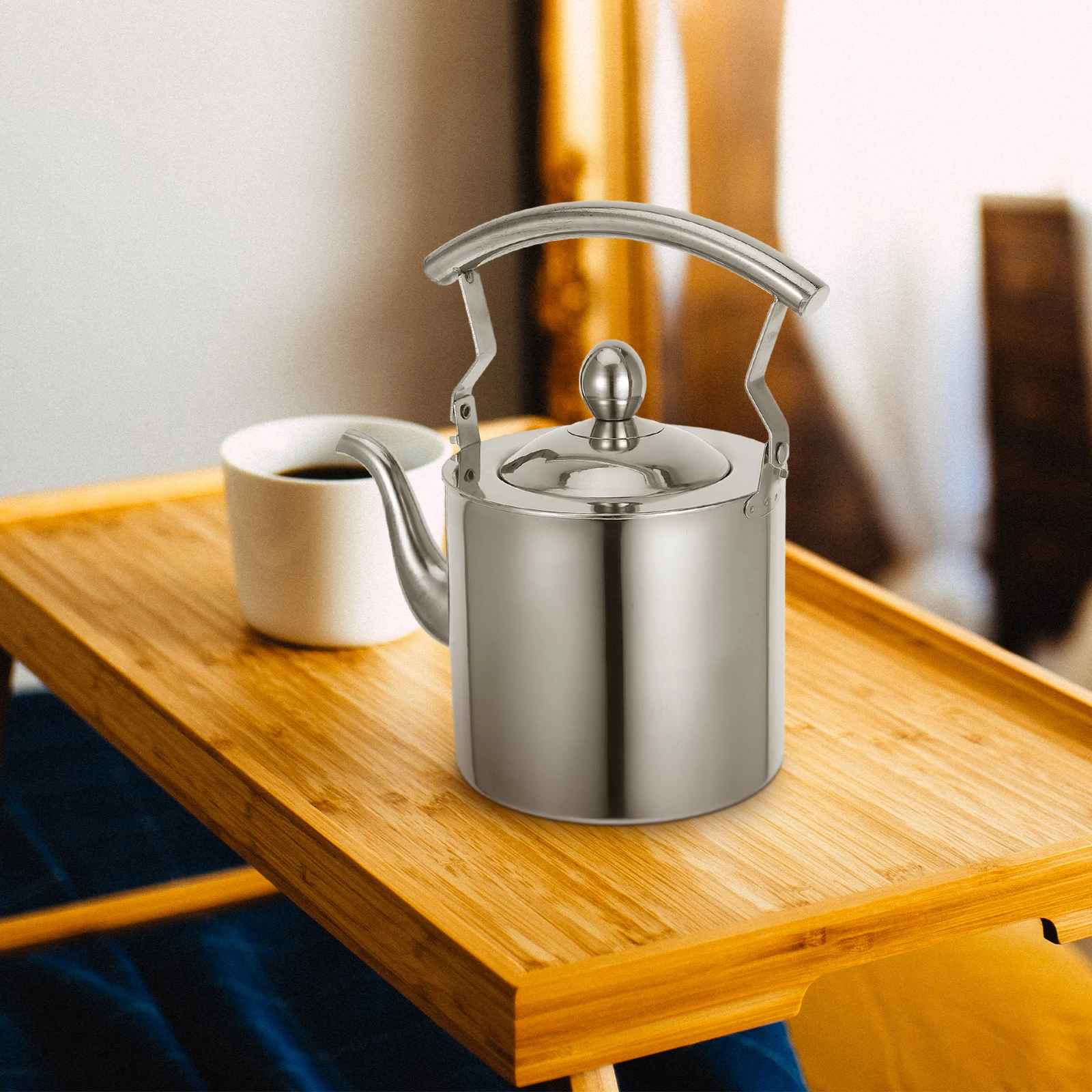 Stainless Steel Camping Tea Kettle Kettle Large Capacity Camping Silver Travel Teakettle Thickened Durable Outdoor Tools
Stainless Steel Camping Tea Kettle Kettle Large Capacity Camping Silver Travel Teakettle Thickened Durable Outdoor Tools