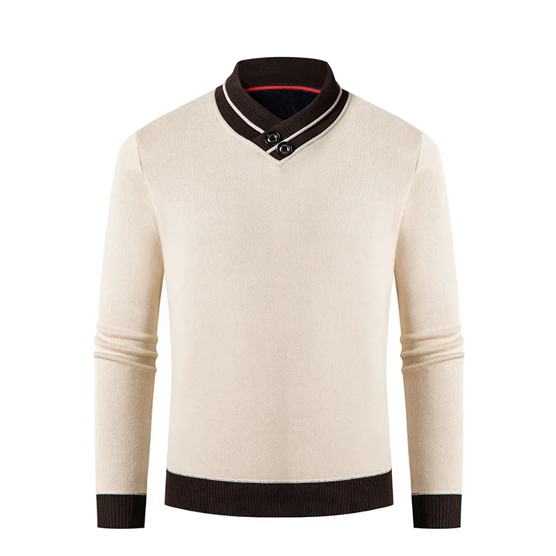 2023 New Men's Slim Fit V-Neck Fake Two Piece Pullover Sweater Knitwear Youth Fashion Casual Bottom Shirt
2023 New Men's Slim Fit V-Neck Fake Two Piece Pullover Sweater Knitwear Youth Fashion Casual Bottom Shirt