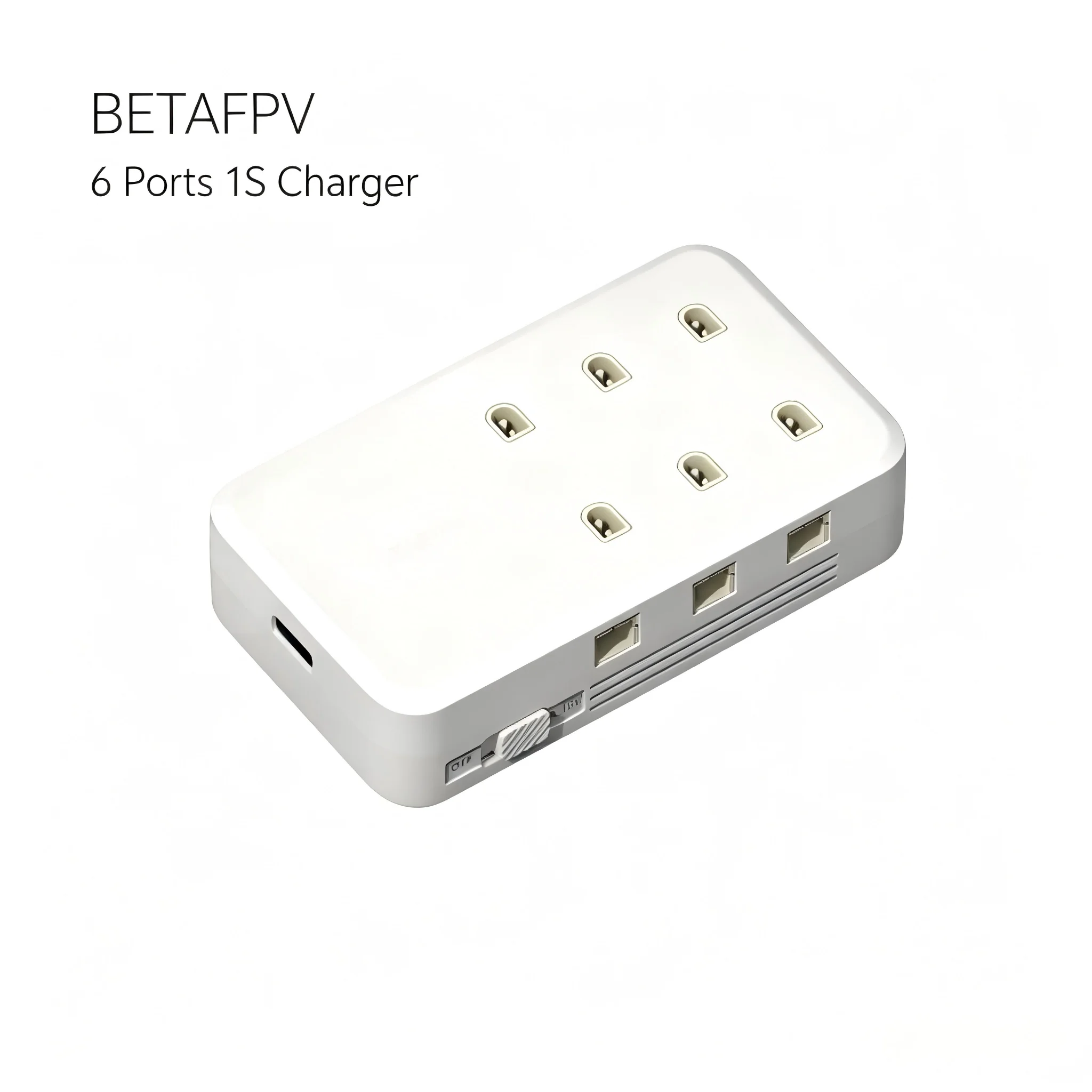 BETAFPV 6 Ports 1S LiPo Battery Charger BT2.0 PH2.0 Dual Interface PD QC Fast Charging for FPV Tinywhoop RC Drone 4.2V 4.35V
BETAFPV 6 Ports 1S LiPo Battery Charger BT2.0 PH2.0 Dual Interface PD QC Fast Charging for FPV Tinywhoop RC Drone 4.2V 4.35V