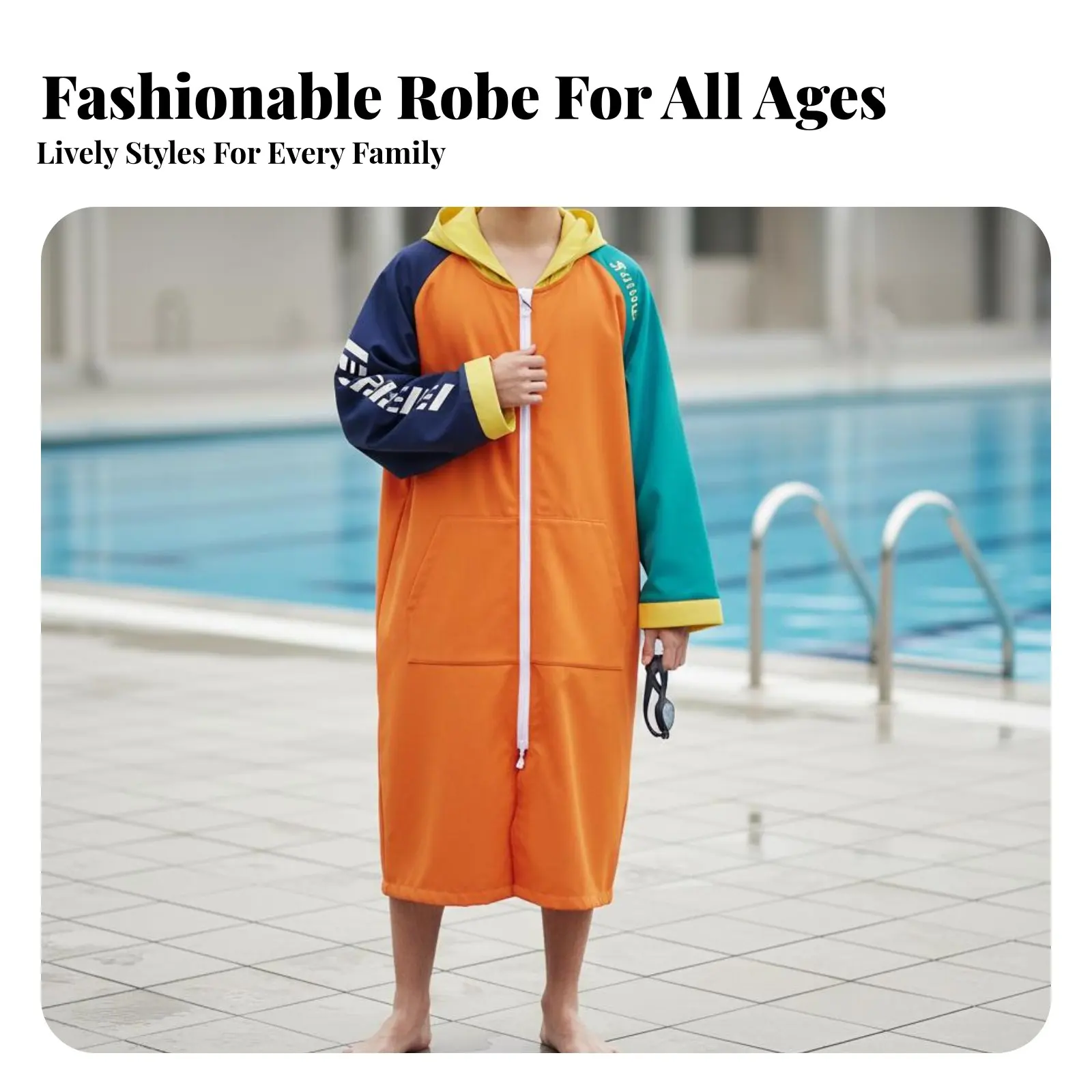 Adult Youth Waterproof Changing Robe, Aquatic Parka, Windproof Hooded, Lightweight, Multi-Color
Adult Youth Waterproof Changing Robe, Aquatic Parka, Windproof Hooded, Lightweight, Multi-Color