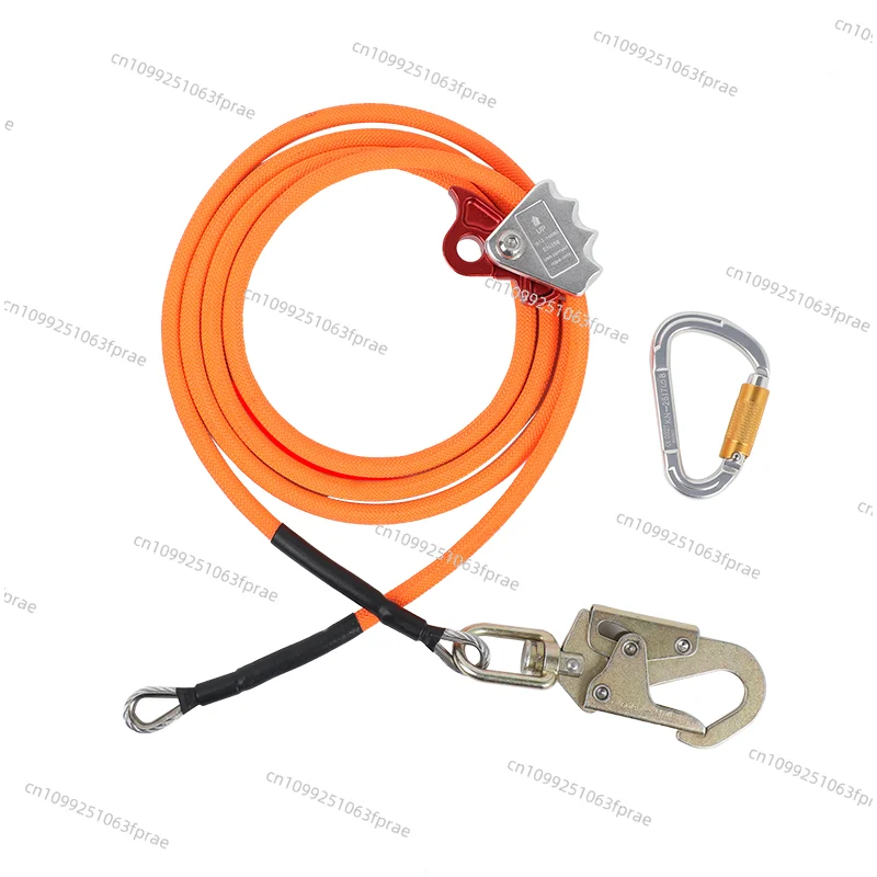 Climbing rope Wire positioning rope Adjustable lanyard dropstop Triple lock Mountaineering
Climbing rope Wire positioning rope Adjustable lanyard dropstop Triple lock Mountaineering