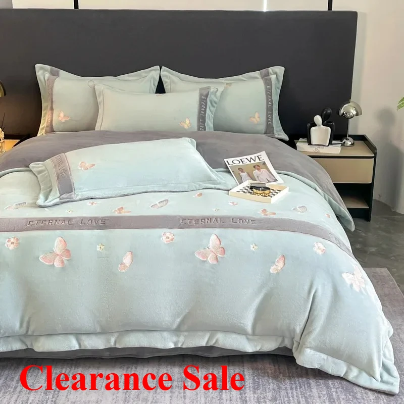 2025 New Class A light luxury milk fleece four-piece set, winter high-gram embroidery thickened warm high-end bedding
2025 New Class A light luxury milk fleece four-piece set, winter high-gram embroidery thickened warm high-end bedding