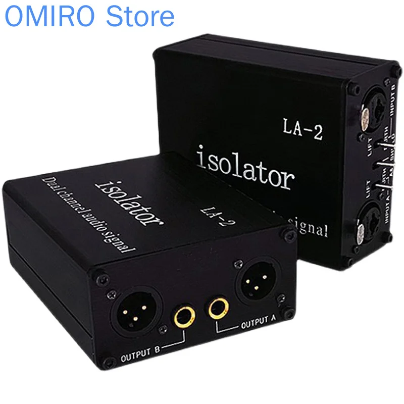 Professional La2 Audio Isolator Noise Reduction Filter Eliminates Current Noise 6.5 XLR Mixer Microphone Port
Professional La2 Audio Isolator Noise Reduction Filter Eliminates Current Noise 6.5 XLR Mixer Microphone Port