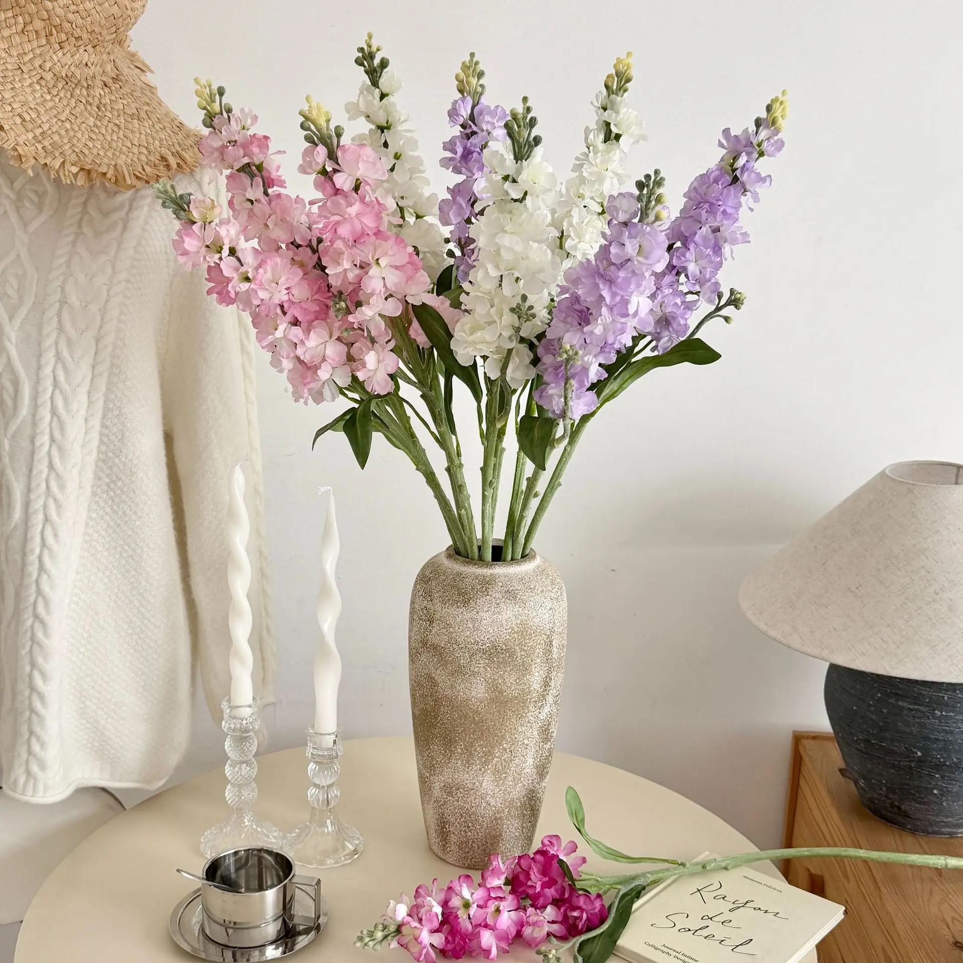 Bendable Cuttable Washable Artificial Larkspur Violet Hyacinth, Fake Floral for Home Hotel Wedding Scene Decor
Bendable Cuttable Washable Artificial Larkspur Violet Hyacinth, Fake Floral for Home Hotel Wedding Scene Decor