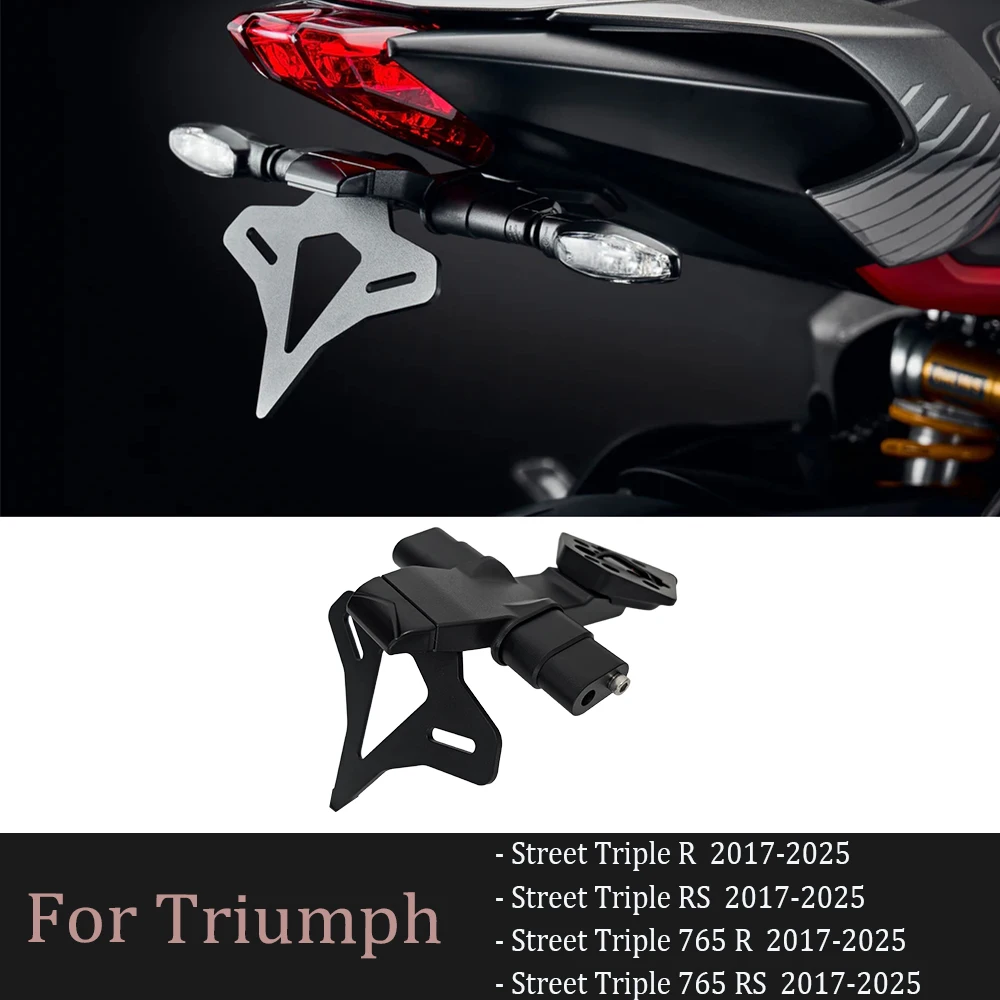765RS Motorcycle License Holder For Street 765RS 765R 765 RS 765 R Tail Eliminator Modified Steel License Plate Bracket Kit
765RS Motorcycle License Holder For Street 765RS 765R 765 RS 765 R Tail Eliminator Modified Steel License Plate Bracket Kit
