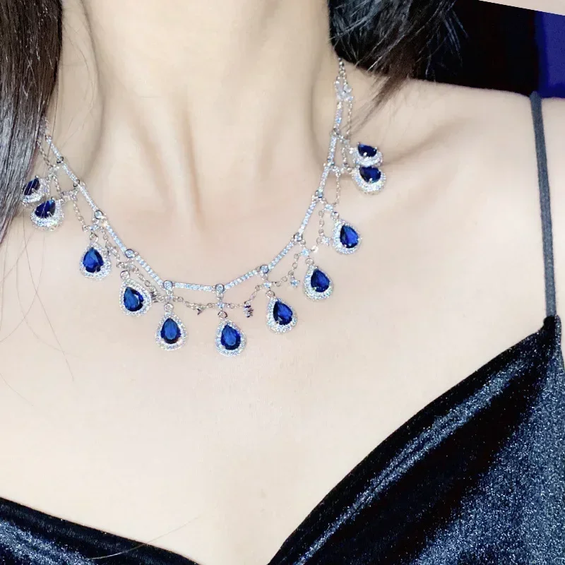 MDL Moissanit. Style Little Red Book High Custom Offshore Models Versatile Full Of Diamonds Faux Sapphire Set Of Necklaces
MDL Moissanit. Style Little Red Book High Custom Offshore Models Versatile Full Of Diamonds Faux Sapphire Set Of Necklaces
