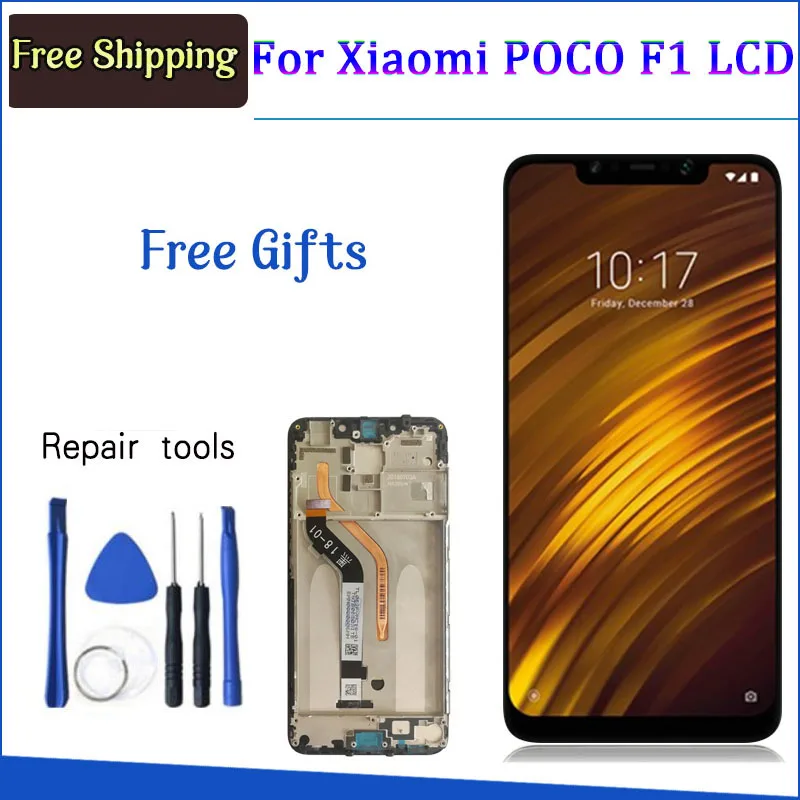 6.18" 1080 x 2246 Display For Xiaomi Pocophone F1 LCD Display Touch Screen Digitizer For xiaomi Mi Pocophone F1 LCD Display Best
6.18" 1080 x 2246 Display For Xiaomi Pocophone F1 LCD Display Touch Screen Digitizer For xiaomi Mi Pocophone F1 LCD Display Best