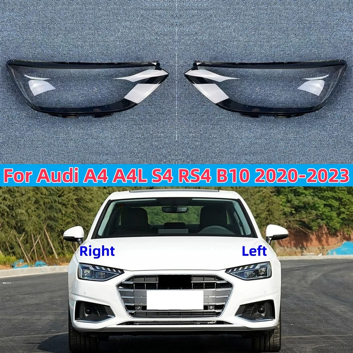 Для Audi A4 A4L S4 RS4 B10 2020 2021 2022 2023, автомобильные аксессуары, замена прозрачных фонарей для ПК, абажур передних фонарей
Для Audi A4 A4L S4 RS4 B10 2020 2021 2022 2023, автомобильные аксессуары, замена прозрачных фонарей для ПК, абажур передних фонарей