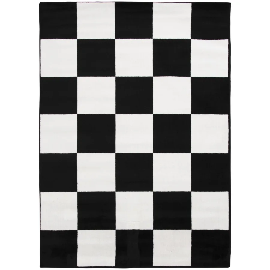 5x7 Black and White Checkered Indoor Area Rug
5x7 Black and White Checkered Indoor Area Rug