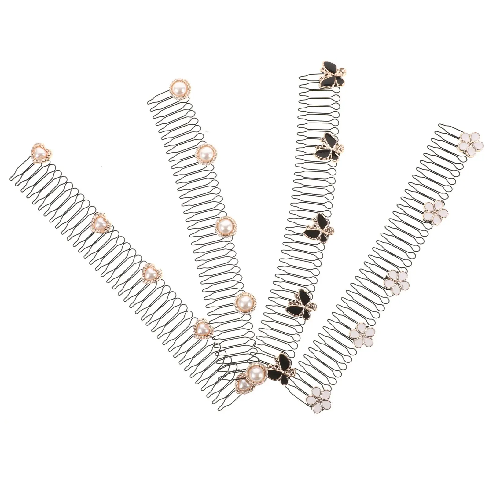 4 Pcs Holder for Wavy U Pin Clips Styling Wide Comb Metal Bands Pin Clips Metal Hair Bands Fixer Back Hair Tools
4 Pcs Holder for Wavy U Pin Clips Styling Wide Comb Metal Bands Pin Clips Metal Hair Bands Fixer Back Hair Tools