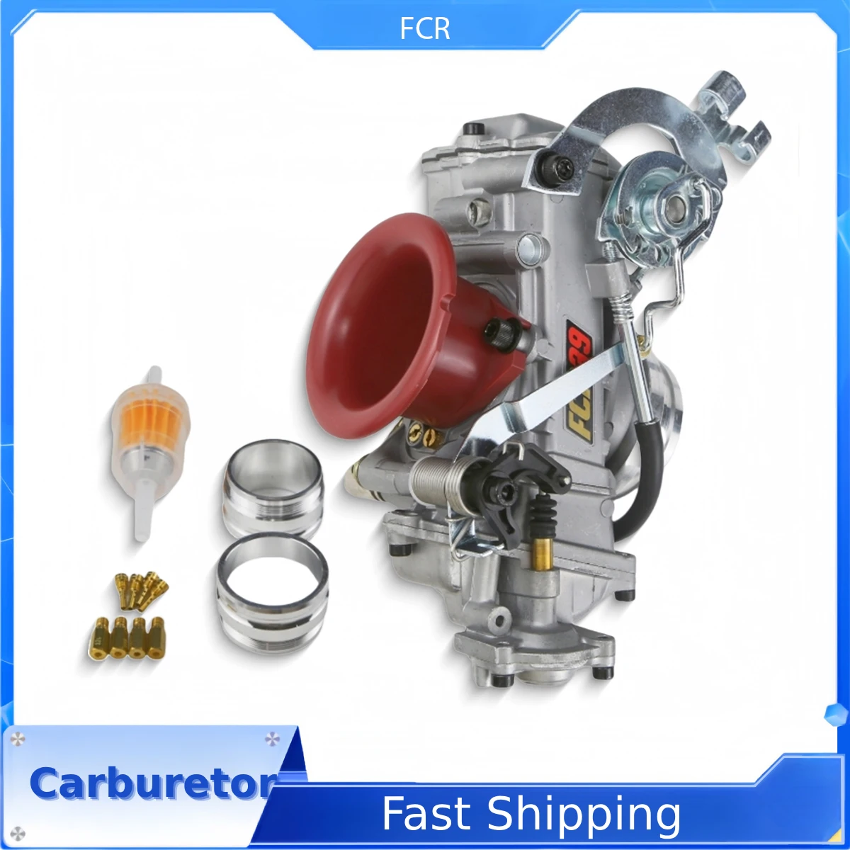 FCR 28 33 35 37 39 mm Carburetor For Keihin CRF450-650 S450 Husqvarna 450 KTM FS450 Flat Slide Carb ATV Quad Dirt Bike
FCR 28 33 35 37 39 mm Carburetor For Keihin CRF450-650 S450 Husqvarna 450 KTM FS450 Flat Slide Carb ATV Quad Dirt Bike