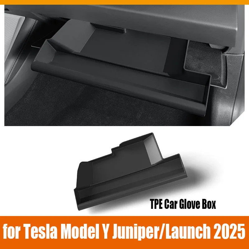 TPE Car Glove Box Storage Box for Tesla Model Y Juniper/Launch 2025 Copilot Side Storage Tray Tidying Organizer Auto Accessories
TPE Car Glove Box Storage Box for Tesla Model Y Juniper/Launch 2025 Copilot Side Storage Tray Tidying Organizer Auto Accessories