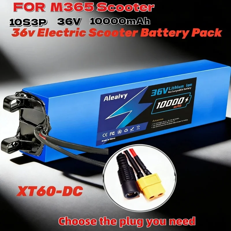 High Safety 36V 10Ah 10S3P 42V Rechargeable Li-ion Battery with BMS Same Port Durable Power Replacement for Xiaomi M365 Scooter
High Safety 36V 10Ah 10S3P 42V Rechargeable Li-ion Battery with BMS Same Port Durable Power Replacement for Xiaomi M365 Scooter