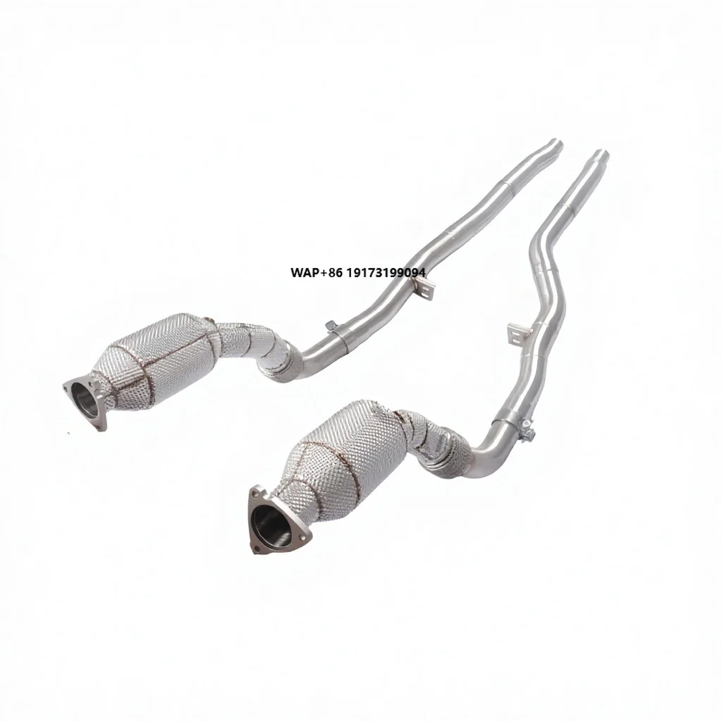 Stainless Steel Catalytic Converter for A6 C6 3.0T 2004-2011 with Insulated Downpipe Performance Upgrade Sports Car Sound
Stainless Steel Catalytic Converter for A6 C6 3.0T 2004-2011 with Insulated Downpipe Performance Upgrade Sports Car Sound