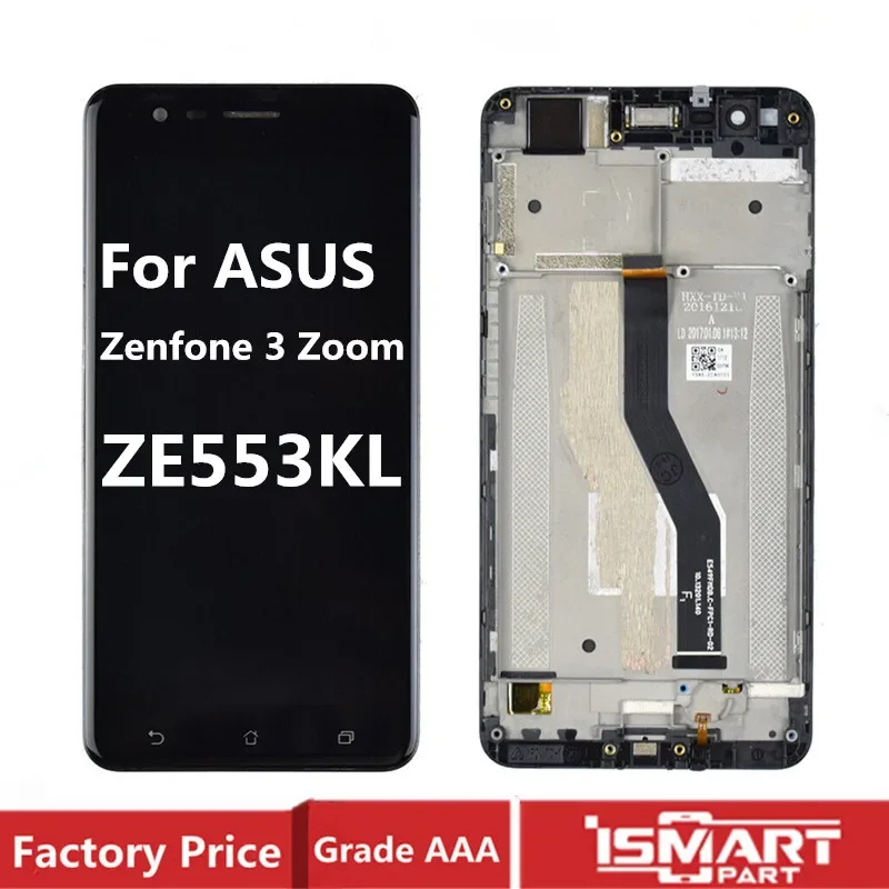 For Asus Zenfone 3 Zoom ZE553KL Z01HDA LCD Display Touch Screen Digitizer Assembly LCD With Frame Replacement 5.5"
For Asus Zenfone 3 Zoom ZE553KL Z01HDA LCD Display Touch Screen Digitizer Assembly LCD With Frame Replacement 5.5"