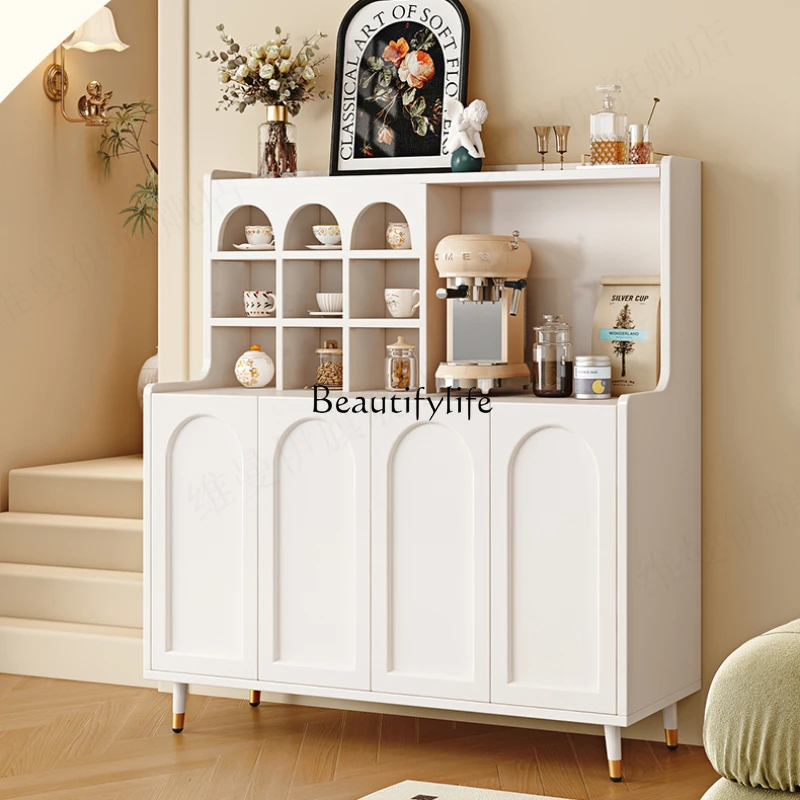French Cream Style Sideboard Modern Minimalist Living Room Sofa Side Cabinet
French Cream Style Sideboard Modern Minimalist Living Room Sofa Side Cabinet