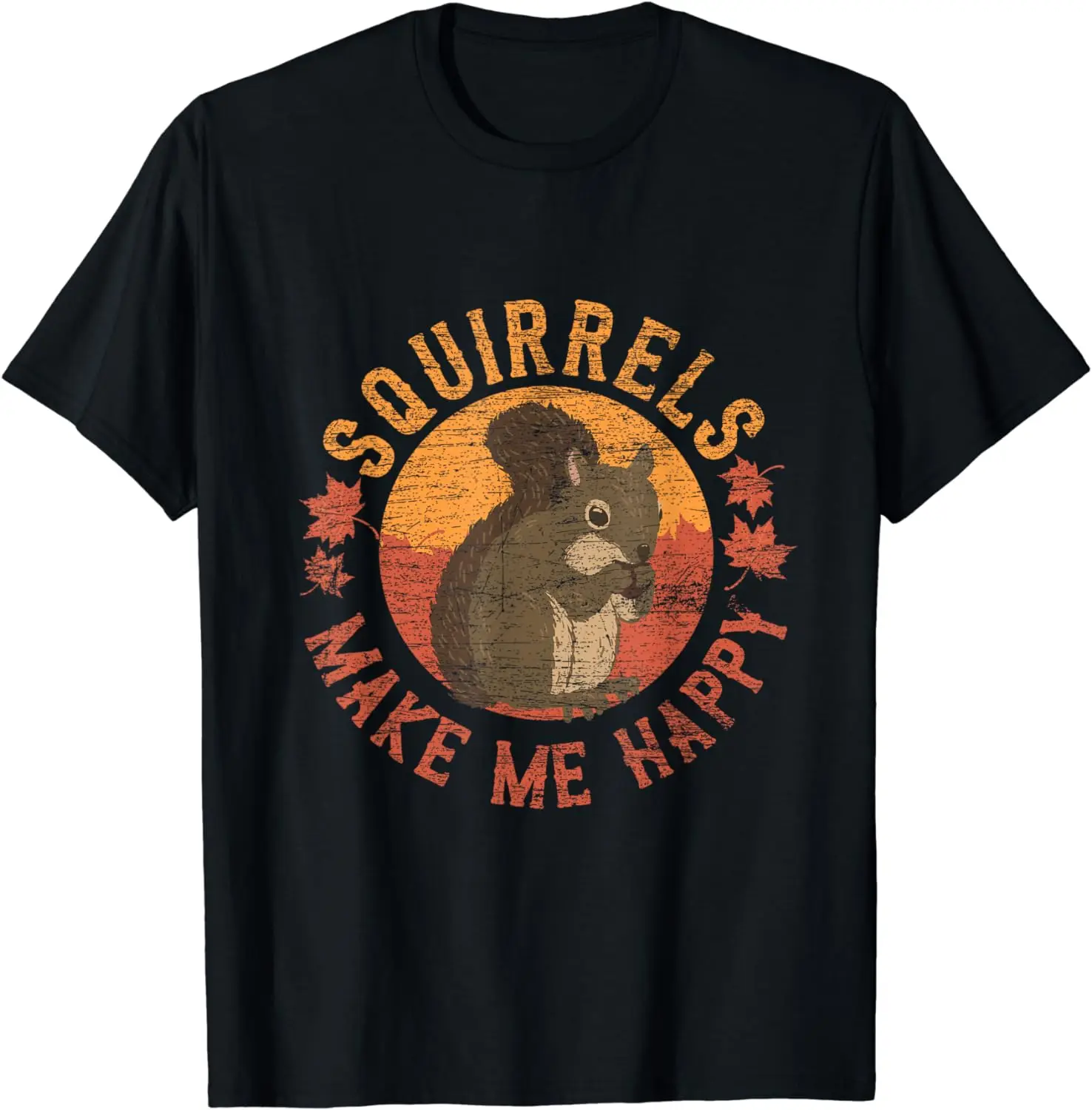 Squirrels Make Me Happy Vintage Squirrel T-Shirt Cute Animal Lovers Short Sleeve for Men Women Girls Boys Vintage T Shirt
Squirrels Make Me Happy Vintage Squirrel T-Shirt Cute Animal Lovers Short Sleeve for Men Women Girls Boys Vintage T Shirt
