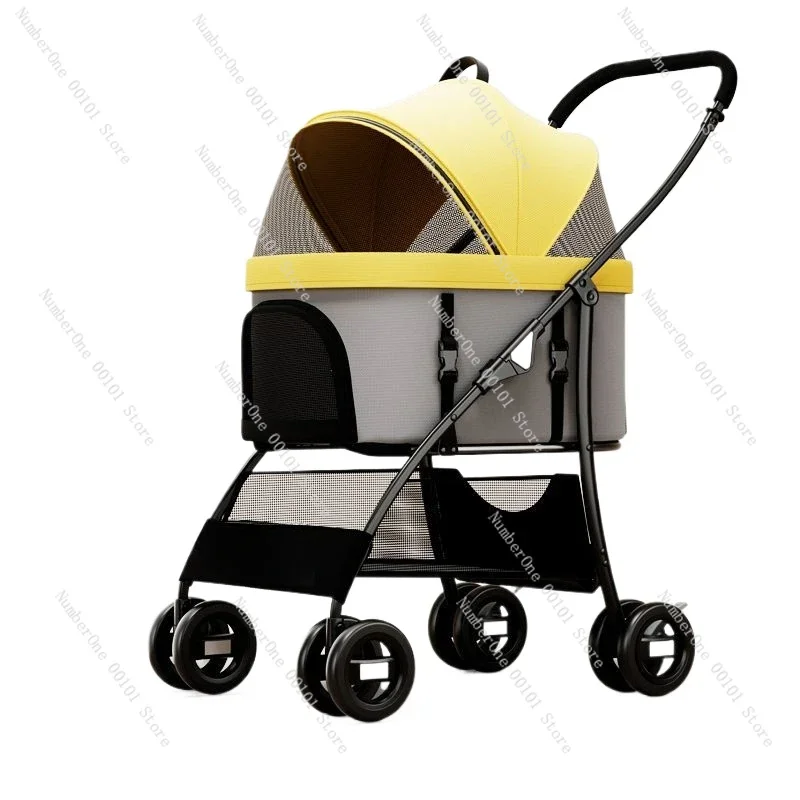 Foldable Pet Stroller, Detachable Lightweight Cart for Dog Cat, Outdoor Walking Buggy Carrier
Foldable Pet Stroller, Detachable Lightweight Cart for Dog Cat, Outdoor Walking Buggy Carrier