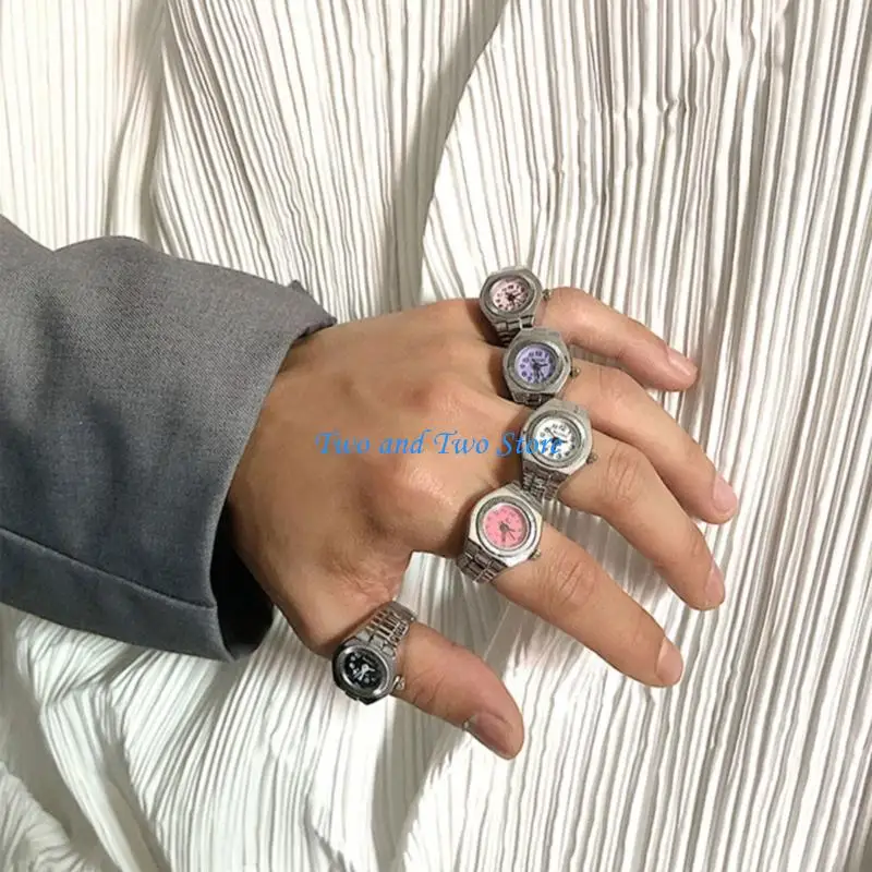HX6F Punk Trend Watch Rings Hip Hop Creativity Vintage Multicolor Watch
HX6F Punk Trend Watch Rings Hip Hop Creativity Vintage Multicolor Watch