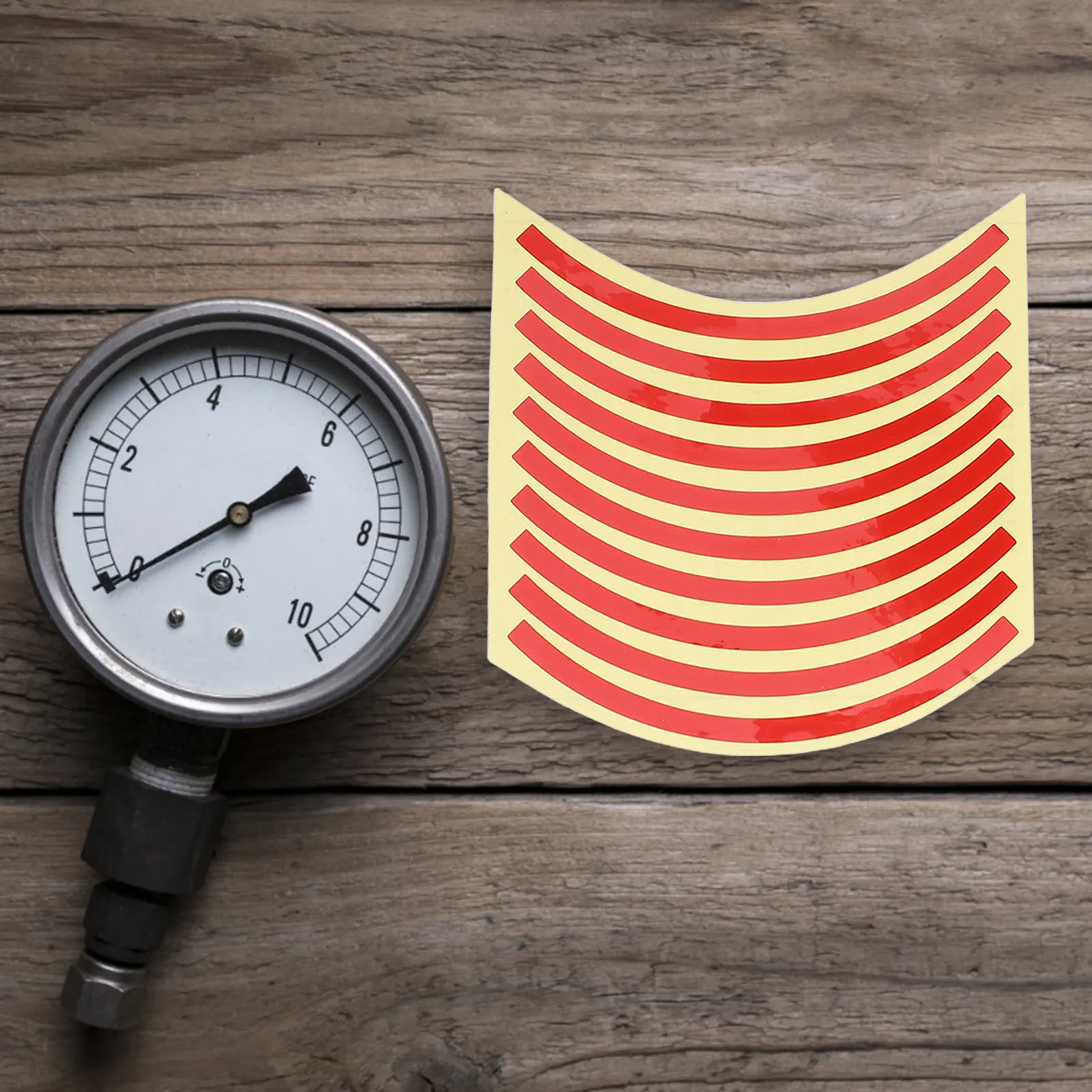 60Pcs High-Adhesion Reflective Pressure Gauge Stickers Red Yellow Green Quarter-Circle Safety Zone Indicator Industrial
60Pcs High-Adhesion Reflective Pressure Gauge Stickers Red Yellow Green Quarter-Circle Safety Zone Indicator Industrial
