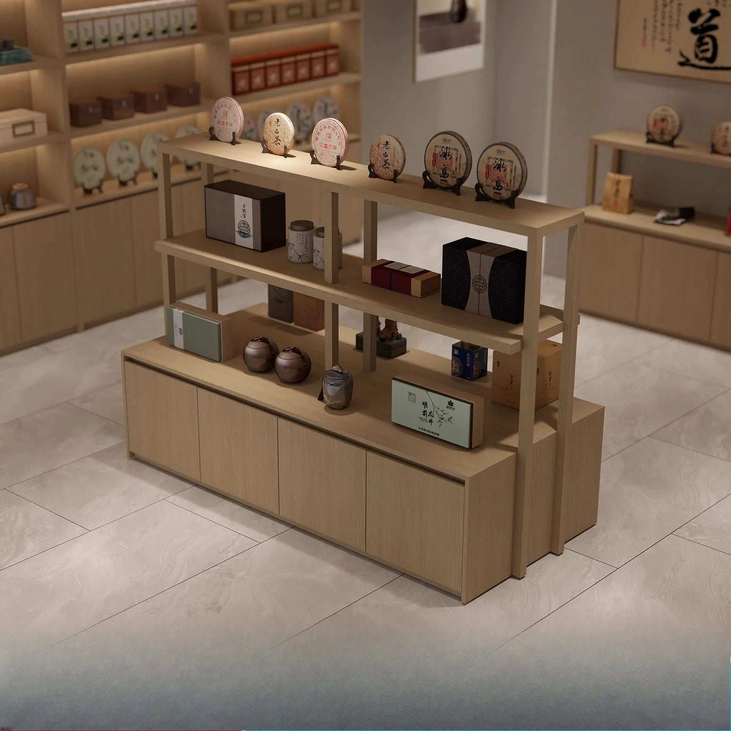 Solid wood tobacco, wine and tea shop, gift shop, store, Nakajima display case, double-sided display case, convenience store
Solid wood tobacco, wine and tea shop, gift shop, store, Nakajima display case, double-sided display case, convenience store