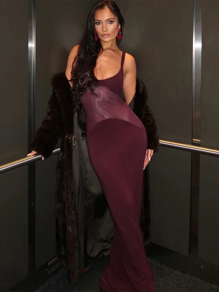 Mesh Patchwork Dress Women Y2K Sexy 2025 Summer Trend Midnight Party Vacation Club Backless Skinny Tight Maxi Bodycon
Mesh Patchwork Dress Women Y2K Sexy 2025 Summer Trend Midnight Party Vacation Club Backless Skinny Tight Maxi Bodycon