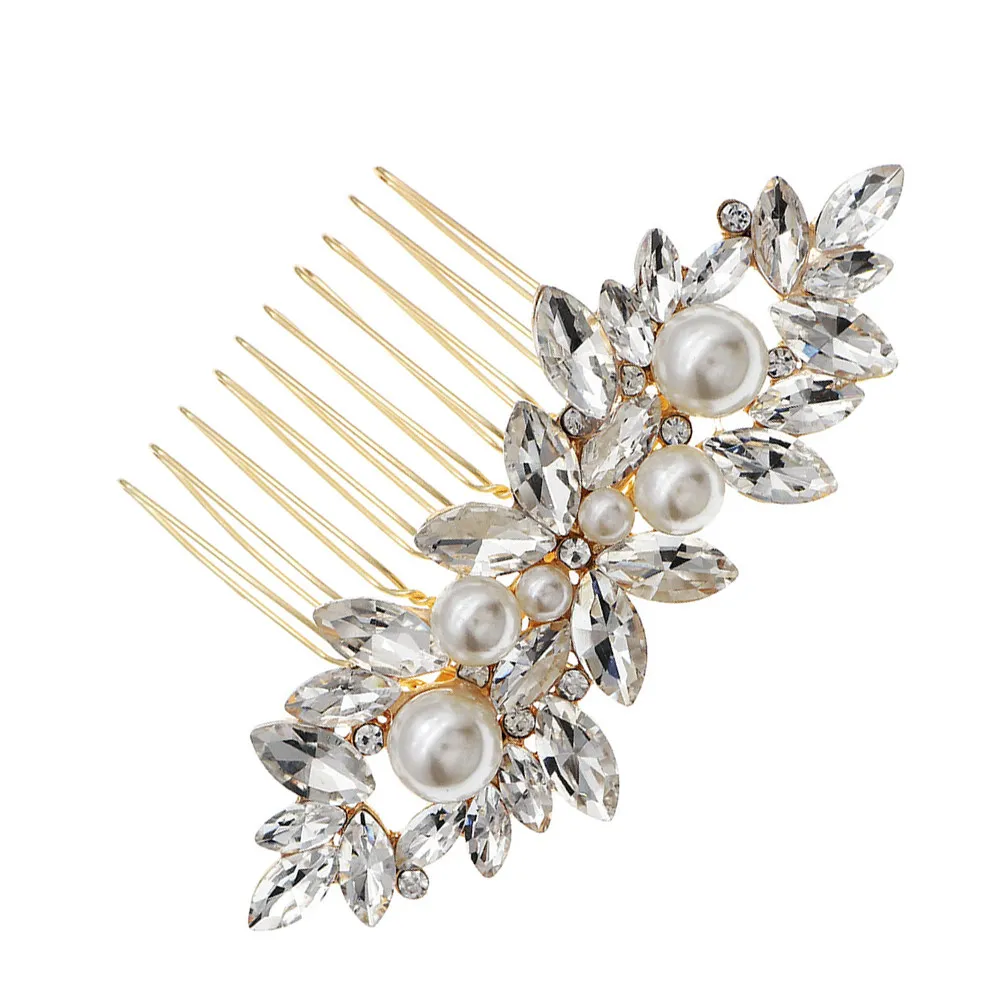 Pearl Hair Comb Stylish Bridal Headpiece Decorative Wedding Hair Piece for Bridesmaid Prom Accessories Side Combs for Women
Pearl Hair Comb Stylish Bridal Headpiece Decorative Wedding Hair Piece for Bridesmaid Prom Accessories Side Combs for Women
