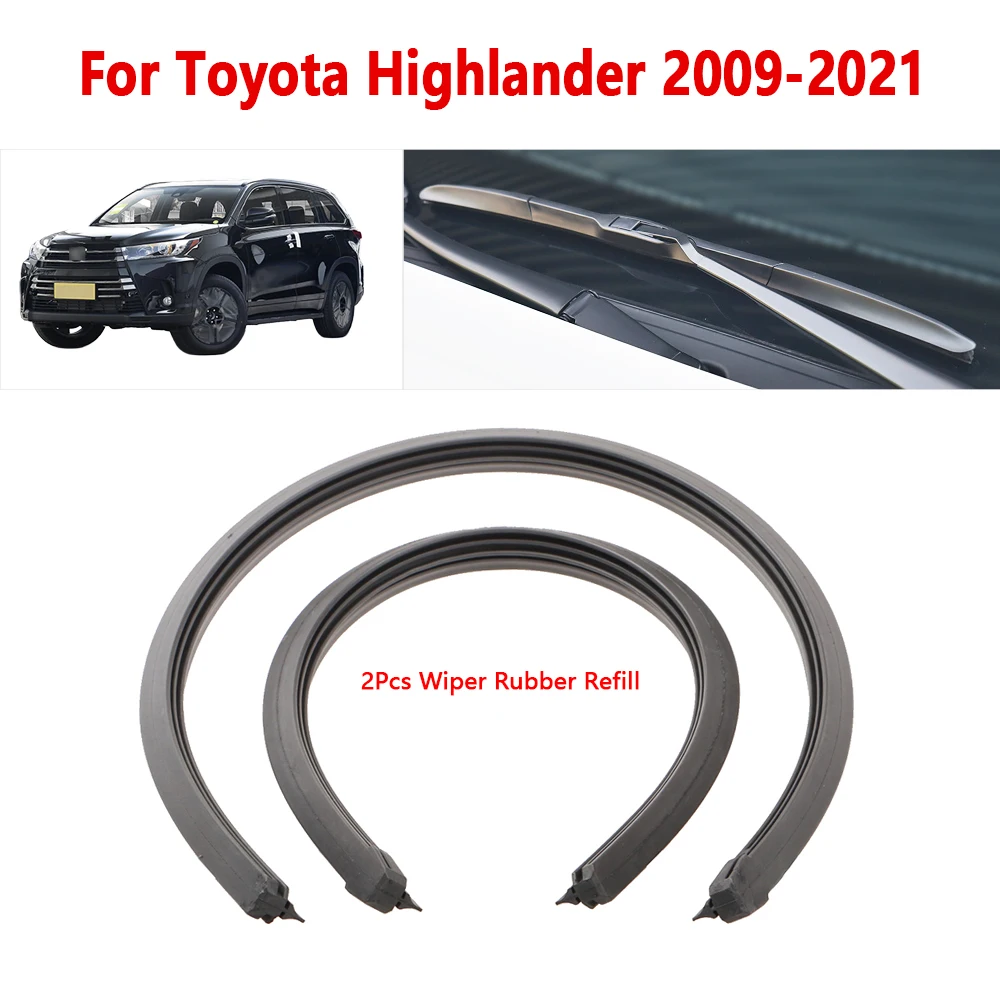 Wiper Rubber Strip 20" 26" for Toyota Highlander 2012 2015 2016 2017 2021 Car Wiper Refill Accessories 1Pair
Wiper Rubber Strip 20" 26" for Toyota Highlander 2012 2015 2016 2017 2021 Car Wiper Refill Accessories 1Pair