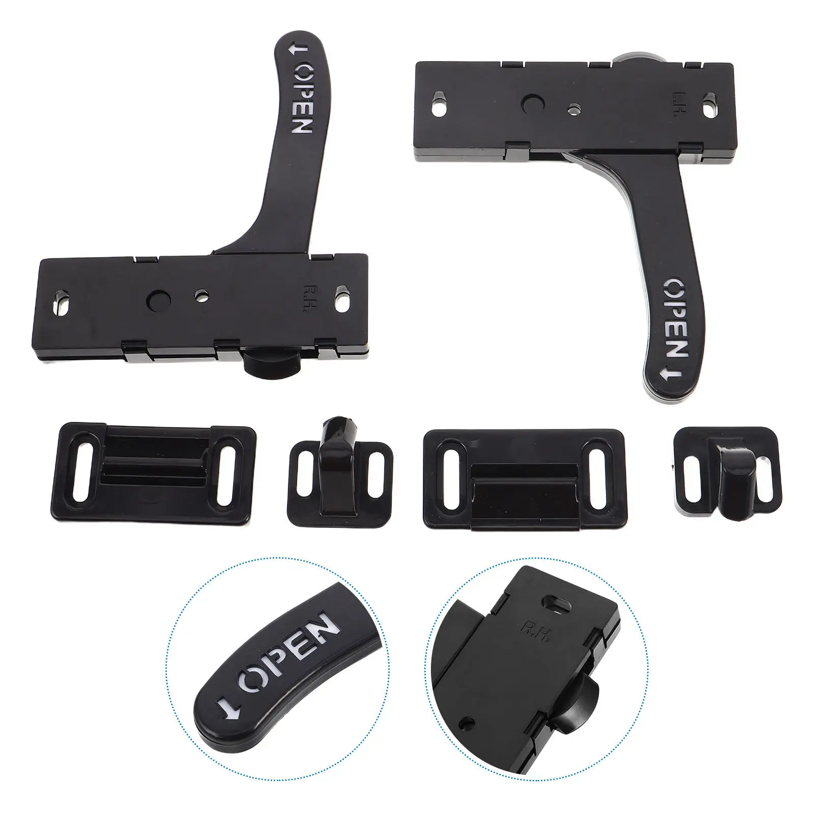 2Sets Rv Screen Door Latch Handle Kit Seamless Installation Secure Locking Modern Finish Compatible with Camper Motorhome
2Sets Rv Screen Door Latch Handle Kit Seamless Installation Secure Locking Modern Finish Compatible with Camper Motorhome