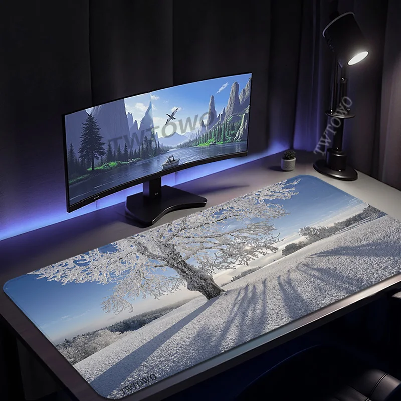 Mouse Pad Gaming White Snow printon demand Computer Custom Mousepad XXL Mouse Mat Natural Rubber Non-Slip Soft Desktop Mouse Pad
Mouse Pad Gaming White Snow printon demand Computer Custom Mousepad XXL Mouse Mat Natural Rubber Non-Slip Soft Desktop Mouse Pad