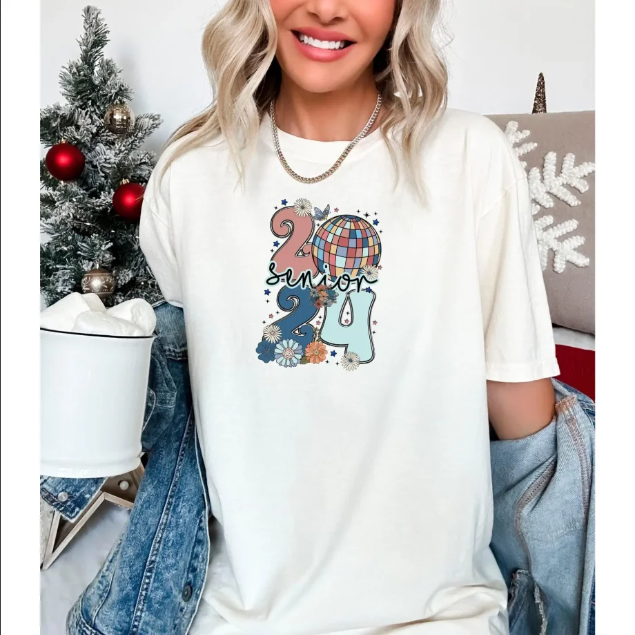 Comfort Color 2024 Senior Retro T Shirt Graduate For Her College Graduation Crewneck
Comfort Color 2024 Senior Retro T Shirt Graduate For Her College Graduation Crewneck