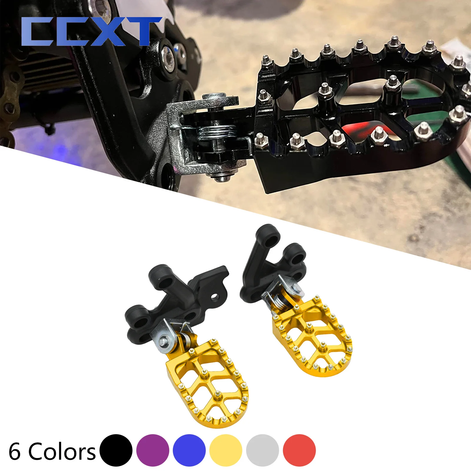 Electric Bike CNC Foot Pegs Rest Footpegs Foot Pegs Bracket For Sur-Ron Sur Ron Surron Light Bee X & S Electric Motocross Parts
Electric Bike CNC Foot Pegs Rest Footpegs Foot Pegs Bracket For Sur-Ron Sur Ron Surron Light Bee X & S Electric Motocross Parts